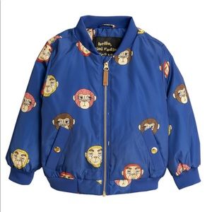 Mini Rodini bomber jacket 128/134 size . Age 7-8
